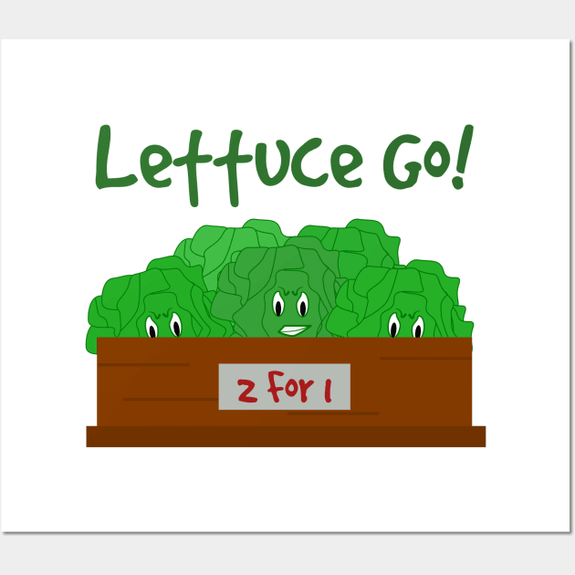 Lettuce Go Wall Art by creationoverload